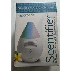 Sparoom Mini Scentifier Essential Oil Diffuser USB Power‎ White
